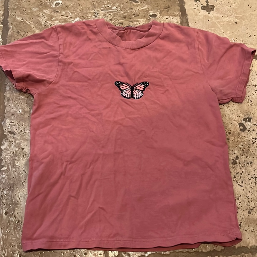 Butterfly crop top